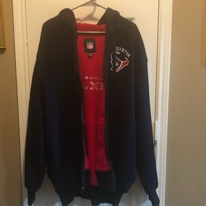 NWT Houston Texans  3XL hooded jacket